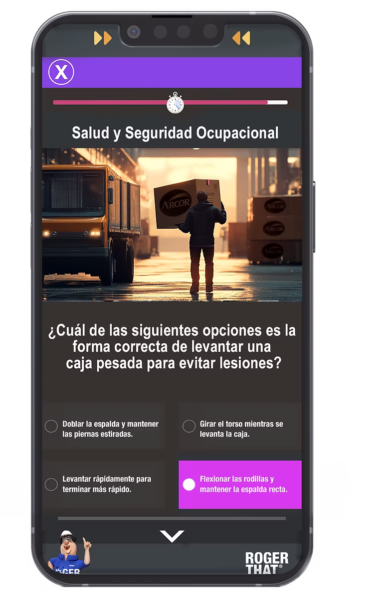 Vista previa de la app